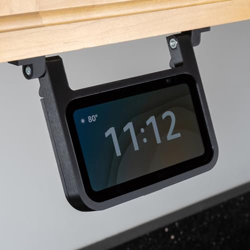 matterform Echo Show 5 3. Generation Unterschrank-Küchenhalterung für Amazon Alexa-Geräte | kompatibel mit Modell der 3. Generation 2023 | alle Hardware im Lieferumfang enthalten (schwarz)