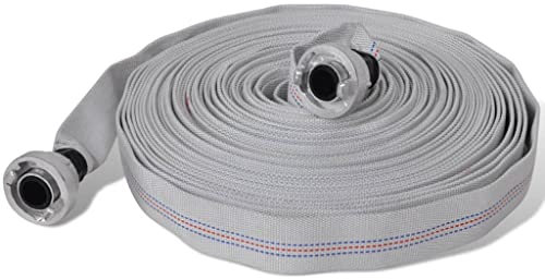 SKM Tuyau plat de pompier 30 m avec raccords D-Storz 1 Poids : 3,2 kg 141109