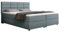 PANDA MÖBEL Reve Boxspringbett 180 x 200 cm Doppelbett mit hochwertiger Bonell-Matratze und Topper, Polsterbett mit Bettkasten, Schlafzimmer, Bequem, Modern, Stilvoll