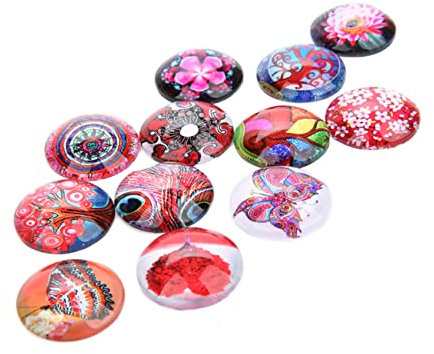 NUOBESTY 1tasche Diy Aufkleber Patches Gem Sticker Für Schmuckherstellung Mixed Color Für Anhänger Schlüsselanhänger Und Dekorationen Muster Und Langlebige Verarbeitung