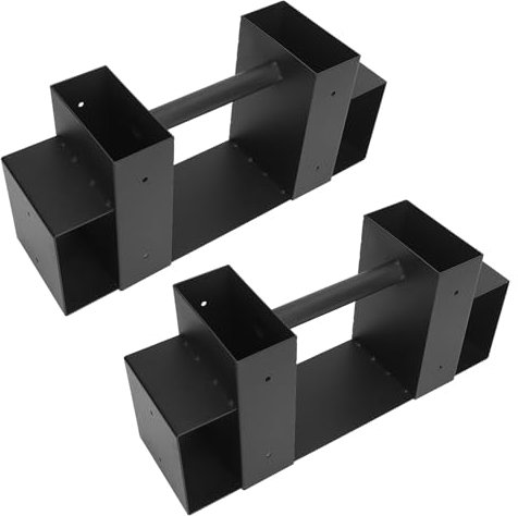 Luxe 2-teiliges Kaminholz-Lagerregal-Halterungsset, Mobiler Holzständer für den Innenbereich, Sorgt für Ordnung in Ihren Rustikalen Regalen