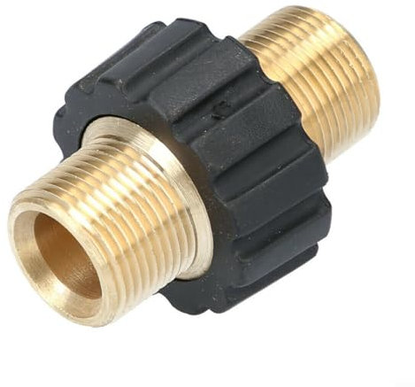 Adaptateur, connecteur de tuyau haute pression M22 pour nettoyeurs haute pression pour Karcher et Kranzle (avec manchon en plastique)