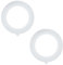 Universal Magnetic Ring, Magnetic Adapter Ring,Magnet Sticker Compatible with Mag-Safe Accessories & Wireless Charging for iPhone 15/14/13/12 Series, Galaxy S23/S22 Ultra and Phone Case,White -2pcs