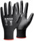 KAYGO Safety Work Gloves Nitrile Coated, Good Grip and Dexterity, 12 Pairs General Purpose Durable Working Gloves for Men and Women, Ideal for Construction Warehouse Automotive DIY, KG12N (Black, S)