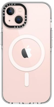 CASETiFY Clear iPhone 13 Case [Not Yellowing / 6.6ft Drop Protection/Compatible with Magsafe] - Clear