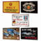 5PC Blechschilder Set DDR Landwirtschaft Fahrzeuge - Auto Garage Motorrad Metallschild - Retro Schild Wanddeko Geschenke 20x30cm