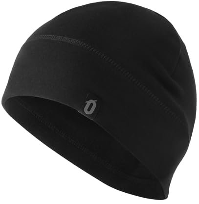 GEAR WEAR Fahrradmütze,Umweltfreundliche Leichte Weiche Warm Gefüttertes Fleece Dünne Mütze zum Laufmütze Joggen Ski Snowboarden Wandern Motorrad Sportmütze Totenkopfkappe Winter