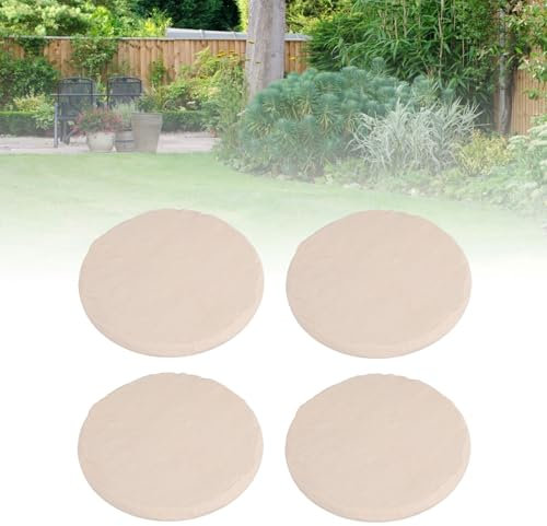 JOROBURO Trittsteine ​​für den Außenbereich, Dekorative Trittsteine ​​aus Polypropylen mit Erdspießen, Trittsteine ​​für Gehwege, Trittsteine ​​für Rasen, Garten, Wege (Runden)