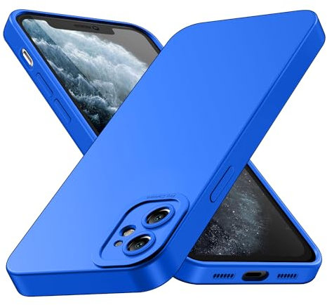 AUKASE für iPhone 11 Hülle, Kompatibel Mit Handyhülle iPhone 11 6,1 Zoll, Silikon weich Anti-Kratzt, Schutzhülle Cover Stoßfest (Blau)