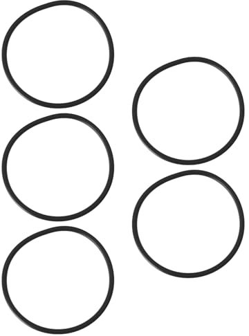 OTOTEC 5 Stück Ersatz Tauchrohrdichtung Duschwanne Dichtung Gummiring Kompatibel mit Tempoplex 6961.99 585 982 64x58x3mm Schwarz
