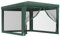 Küchenzelt Pavillon Weidezelt Pavillons - Partyzelt mit 4 Mesh-Seitenwänden Grün 3x4 m HDPE für Terrasse Festival Garten Party