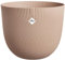 Elho Sereh Round 47 - Pot de Fleur - Interieur & Extérieur - Plastique 100% Recyclé - Ø 47.0 x H 40.1 cm - Marron/Argile Froide