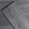 GreenFullHouse Revêtement de sol vinyle autocollant effet bois, décoller et coller, 15.24cmx15.24cm 2.0 mm 1 pièce Anti-Scratch pour salle de bain couloir buanderie (Échantillon de gris foncé)