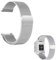 Bracelet de Montre en Maille Métallique Ajustable pour Hommes et Femmes, Acier Inoxydable Magnétique bracelet montre ice watch, Compatible avec Montres Traditionnelles et Intelligentes, Tailles 20mm