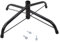 Weihnachtsbaumständer, 122 cm, Metallsockel, gegossener Baumständer, Eisen, 122 cm, schwarzer Metall-Weihnachtsbaumsockel (35 cm, schwarz)