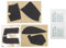FUUGlan Silikon-Aufkleber für MX 3 / 3S, Schwarz/Weiß, bedrucktes Aufkleber-Set zur Personalisierung von Schutzfolien
