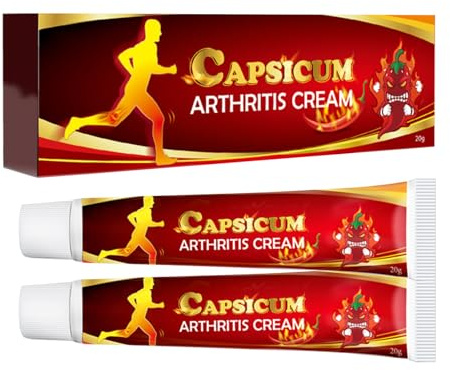 Heat Massaging Relief Cream, Chili Massage Gel for Muscle Relaxation & Tension Relief, Warm Massage Cream for Waist, Shoulders, Neck, Joints & Muscles (2PCS)