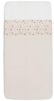 Jollein Bettlaken Wiege - Flower Fairies - 75x100cm - Für Babywiege - 100% Baumwolle - Bettlaken Ohne Gummizug - Oeko-TEX Zertifiziert