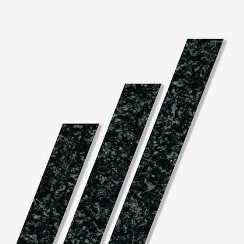 Black Granite Edging Strip 1.2m Long Laminated Kitchen Worktop Edging Strip