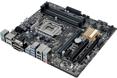 Carte mère Fit for ASUS Q170M-C, Socket Intel Q170, LGA 1151, DDR4 64 Go, Format Micro ATX, Compatible avec Les processeurs Core i5-7400, i5-6400, i3-6300, i7-6700 et i7-7700