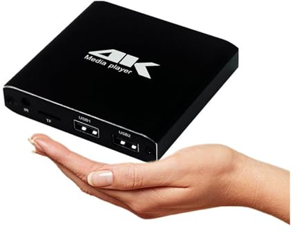 Lettore DVD, Lettore multimediale pubblicitario Riproduzione automatica in loop con disco HD 1080P per Smart TV e camper