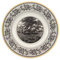 Villeroy und Boch Audun Ferme Frühstücksteller, 22 cm, Premium Porzellan, Weiß/Grau/Gelb