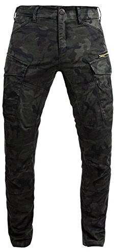 John Doe Stroker Cargo XTM Motorradhose Herren mit Protektoren Camouflage 36/32