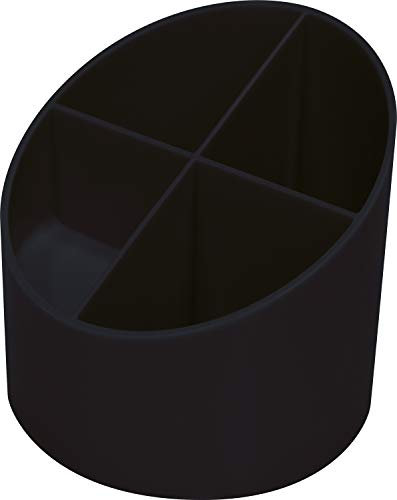 helit H6790295 - Multiköcher „the green cross“, aus Recycling-Kunststoff Blauer Engel zertifiziert, schwarz, 1 Stück