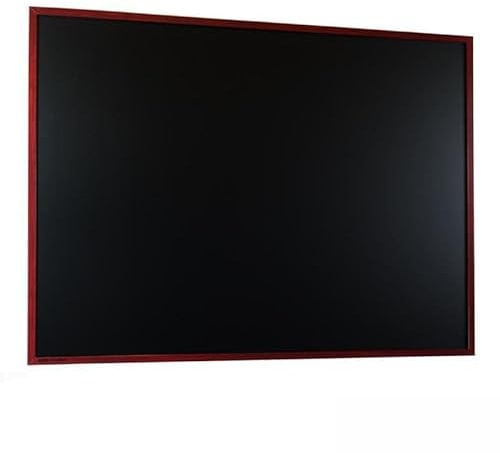 Kreidetafel mit Kirschoptik Rahmen 60x120 cm | Magnetische Kreidetafel | Blackboard Schultafel | Sam Creative Kreidetafel