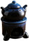 acbtao124 Retro Candle Essential Oils Burner Creative Ceramic Teapot Aromatherapy Oil Lamp Fragrance Burners for Home Decor (Color : Style 3)