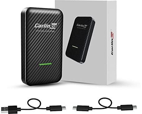 CarlinKit 3.0 Wireless CarPlay Adapter - Upgrade Wired to Wireless CarPlay for Factory Cars, Compatible with Mercedes, Kia, Hyundai, VW & More (2015-2023 Models) - Wireless CarPlay Adapter UK