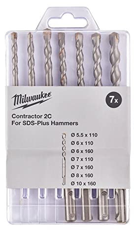 Milwaukee 4932471245 7 Piece Sds+ Drill Bit Set
