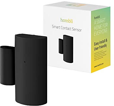 Hombli Smart Bluetooth Kontaktsensor mit Sofortige Benachrichtigungen | Smartes Drahtloser Tür und Fenstersensor mit App-Funktion | Kompatibel mit Google, Alexa und Siri | Einfache Installation