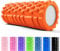 unycos - Faszienrolle (33x14 cm), Fitness-Rolle mit 3D Texturmassage und 50 Übungen E-Book, Hartschaumrolle zur Selbstmassage, Belastbar 130 kg, Massagerolle für Funktionales Training (Orange)
