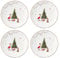Lenox 895052 Merry Grinchmas Speiseteller-Set 4-teilig