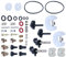 Gubeter Kit de réparation de carburateur, pour Honda Gx200 Gx160 Gx120, Jf168-9601
