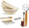 Gärkorb Set, Brot Gärkörbchen aus Peddigrohr zum Brot backen, Brotkörbchen, Brotform