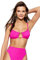 Trendyol Top de Bikini de Punto para Mujer Traje de baño, Fucsia, 62