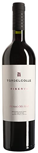 Tordelcolle Rosso Molise DOC Riserva – Vino Rosso Italiano – Bottiglia 750 ml – 13% Vol – Intenso, Morbido e Persistente
