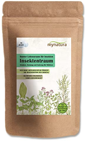 mynatura Insektentraum Insekten | Artenvielfalt | Artenschutz | Garten | Wiese | Weide | Wildtiere | ganzjährig | Pflanzen | Kräuter (1x50g)