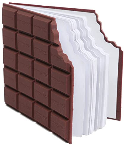 Notepads Kratzpolster, Schokoladenduftgeschmack Notizblock Meldung Padtasche Schreibbuch Schokoladen Memo Pads Schule Schreibwaren Geschenk für Kinder