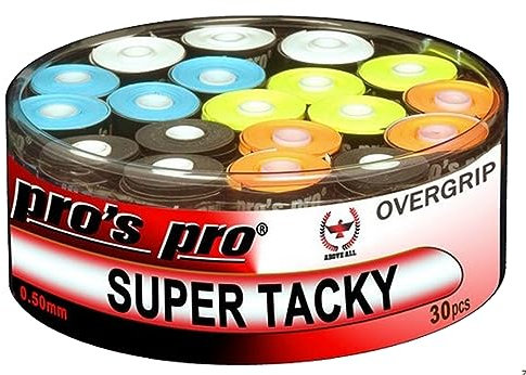 Generisch 30 Overgrip Super Tacky Tape Plus Tennis Griffbänder bunt