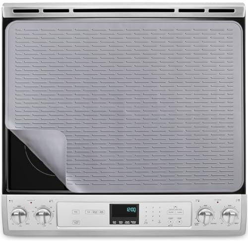 Abdeckung für Elektroherd (grau, 71 x 50 cm)