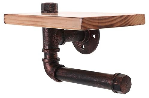 Ciieeo Support De Papier Toilette Étagère Suspendue pour Rouleau De Papier Toilette Étagère De Rangement Couleur Aléatoire