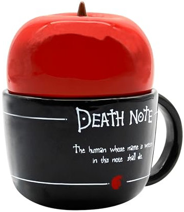 ABYSTYLE Death Note Apple Tasse à café en céramique 3D Manga Manga Drinkware Home & Kitchen Merch Cadeau