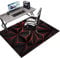Tkuhknag Tapis Chaise Gaming - Tapis Protège-Sol pour Chaise - Tapis Bureau Sol - Tapis Protection Sol Chaise Bureau - Protection de Sols Durs - Protège Parquet - Tapis Antidérapant 120 x 140 cm