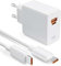 Cargador Rápido 88W USB C para Huawei Honor, 2 Puertos, Cargador 88W Supercharge con 6A Cable USB C de 1m Compatible con Honor 90, 200 Pro, 70, Magic 7 Lite, 6 Lite, X9, Hua-wei P60, Mate 60, Pad x8a