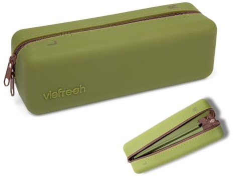 Daily Contact Lens Travel Case, R&L Labels, 30-Lens Holder (Olive Green)