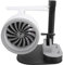 WOHPNLE Desktop Turbo Fan, USB Powered Plane Engine Fan with Red Tail Light Humidifying Air Circulator for Personal Desks, Bedrooms, or Dorm Rooms