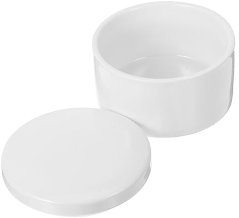 iplusmile Boîte à Bijoux Ronde en Céramique Blanche, Rangement Bijou